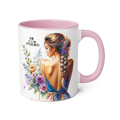 Funny Accent Mug - No Time For F*boys 11oz