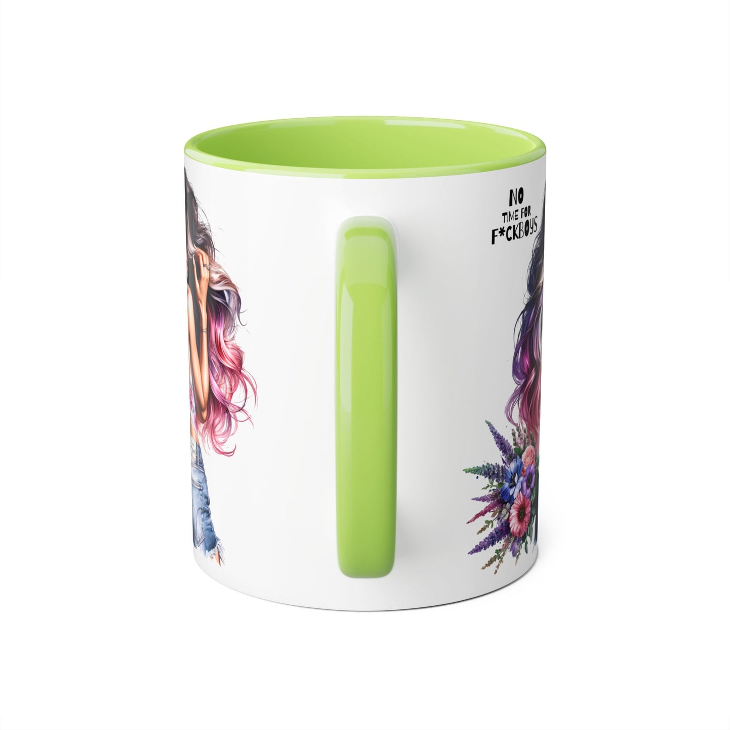 Funny Accent Mug - No Time For F*boys 11oz