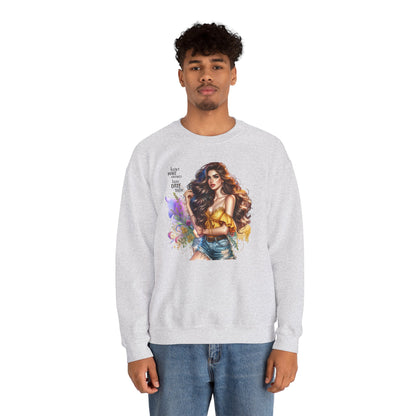 I Don`t  Make Mistakes, I Just Date Them Artistic Crewneck Sweatshirt - Perfect for Casual Outings, Gifts, Festivities, and Everyday Comfort, Featuring Colorful Designs
