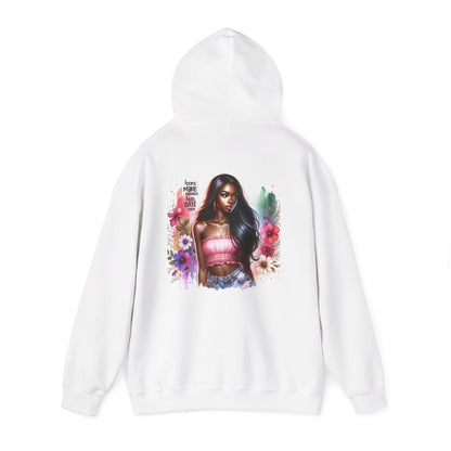 I Don`t Make Mistake, I Just Date Them Floral Portrait Hoodie | Unisex Hooded Sweatshirt, Cozy Gift for Her, Spring Fashion, Trendy Outfit, Stylish Layering