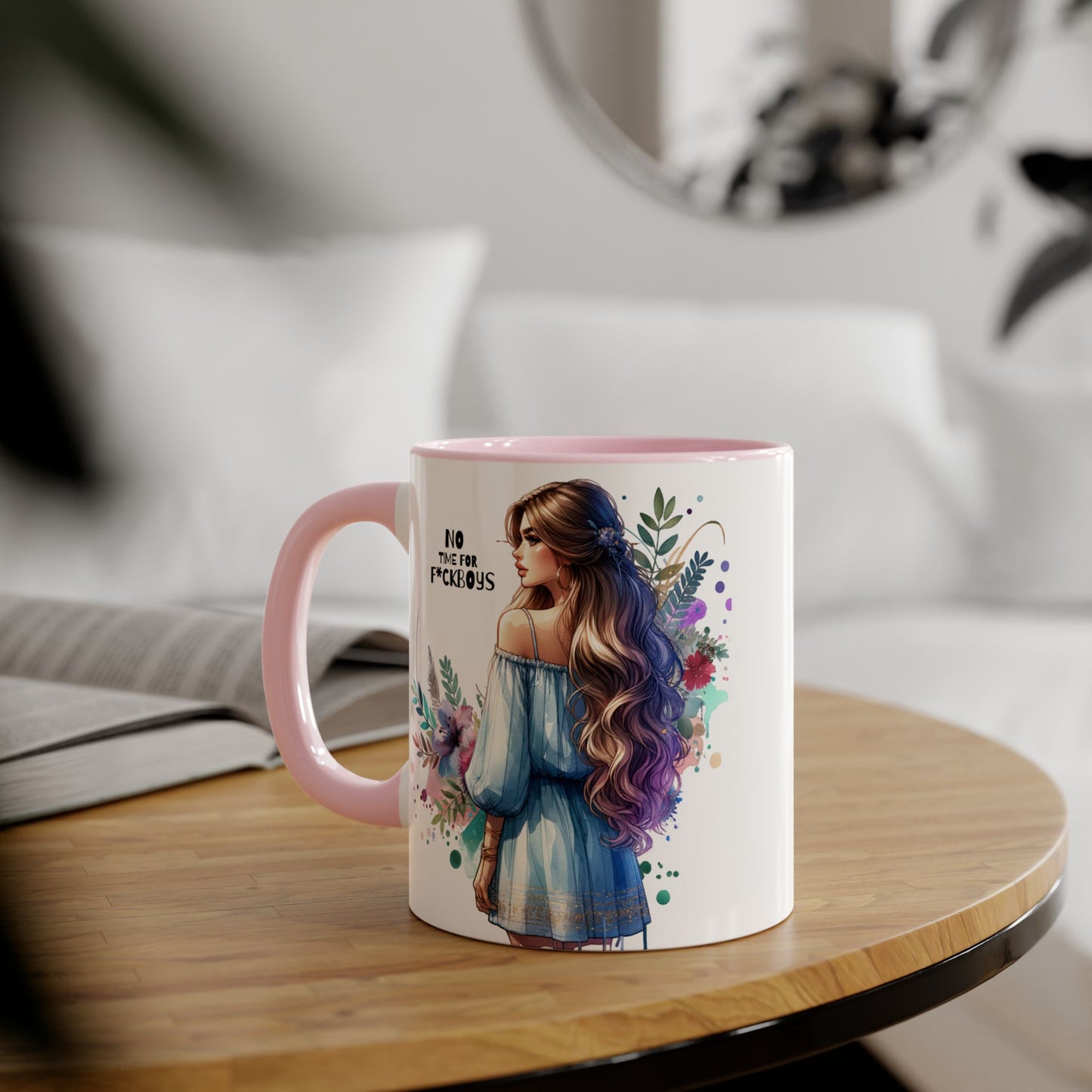 Funny Accent Mug - No Time For F*boys 11oz