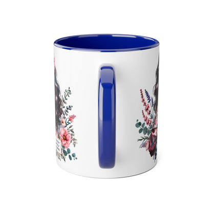 I Can Buy Myself Flowers Floral Accent Mug, Inspirational Coffee Cup, Gift for Her, Self-Care Mugs, Women's Empowerment Drinkware