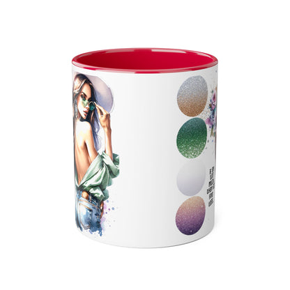 If I'm Too Much, Then Go Find Less Stylish Accent Mugs, 11oz - Trendy Coffee Cup, Unique Gift for Her, Fashionista Mug, Inspirational Drinkware, Perfect for Birthdays [...]