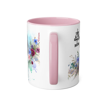 Funny Accent Mug - My Taste in Men is Probably a Disability Humor 11oz Cup