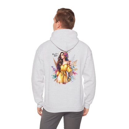 Thank U, Next Bohemian Chic Hoodie - Relaxed Fit Unisex Sweatshirt, Casual Style, Everyday Wear, Gift for Her, Art-Inspired Apparel