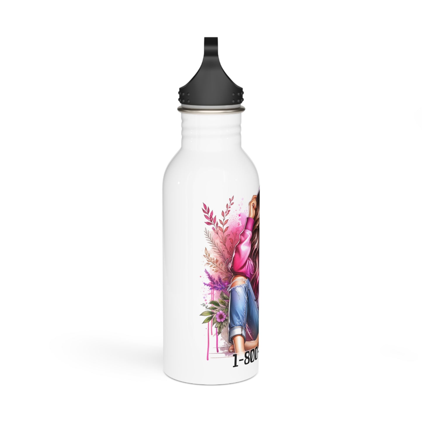1-800-Boys-Lie Chic Stainless Steel Water Bottle with Artistic Design, Trendy Reusable Bottle, Eco-Friendly Gift, Perfect for College Students, [...]