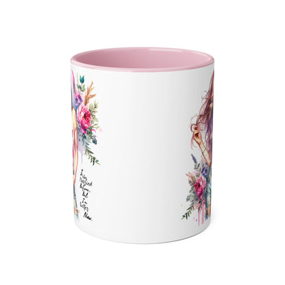 I Was Married Before But I'm Better Now Humoristic Floral Feminine Accent Mug | Inspirational Coffee Cup | Gift for Her, Birthday, Friendship, Self-Care Tea Mug, Home Decor