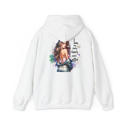 Inspiring Unisex Hooded Sweatshirt - "I Am My Own Happily Ever After " Design - Cozy & Stylish