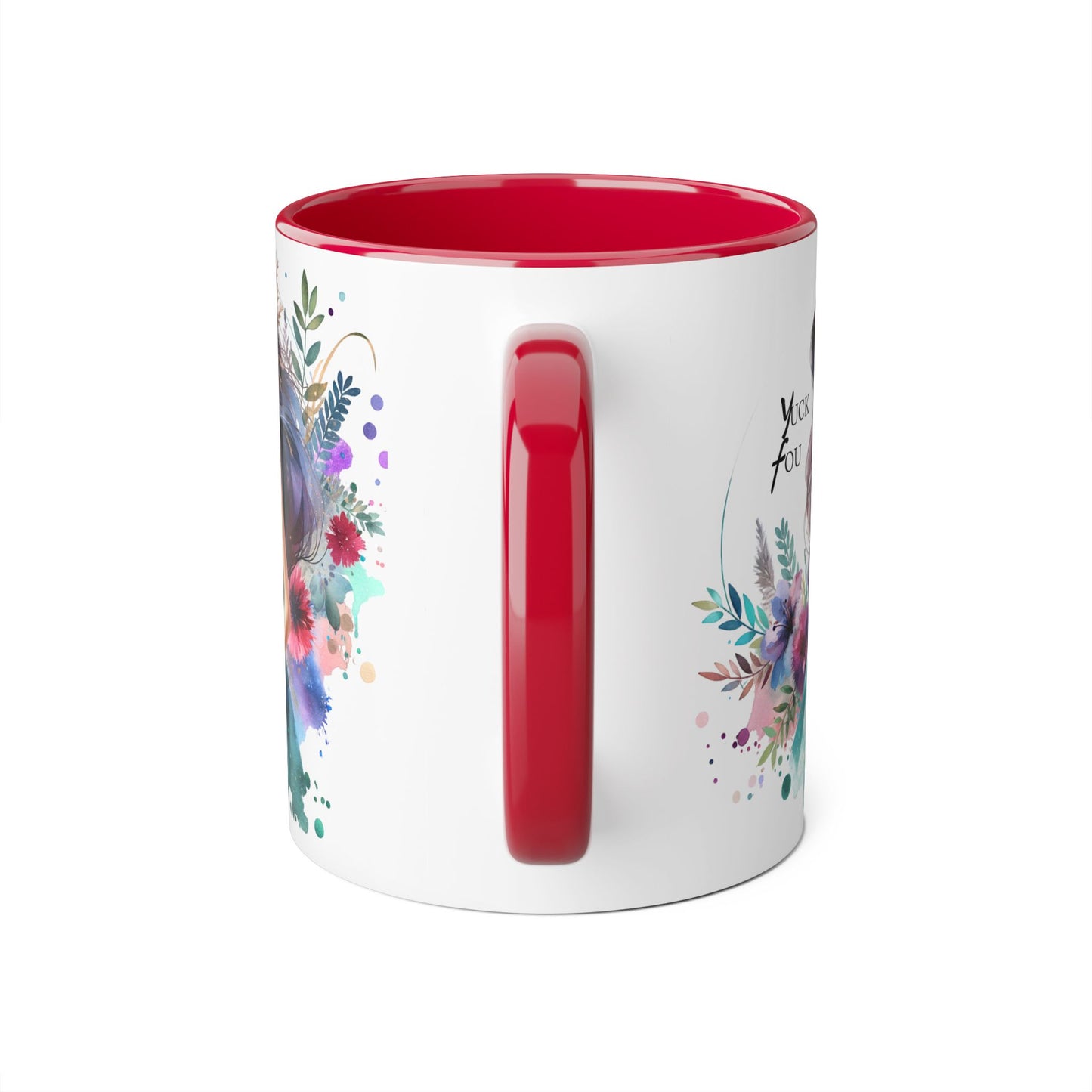 Yuck Fou Artistic Accent Mug with Floral Design, Unique Gift for Coffee Lovers, Birthday Gift, Home Decor, Self-Care Essentials, Inspirational [...]