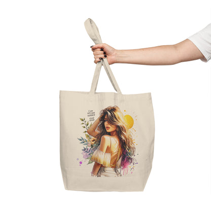 I Am My Own Happily Ever  After Stylish Canvas Shopping Tote - Perfect for Grocery, Beach Days, or Everyday Use, Eco-Friendly Tote Bag for Fashion Lovers