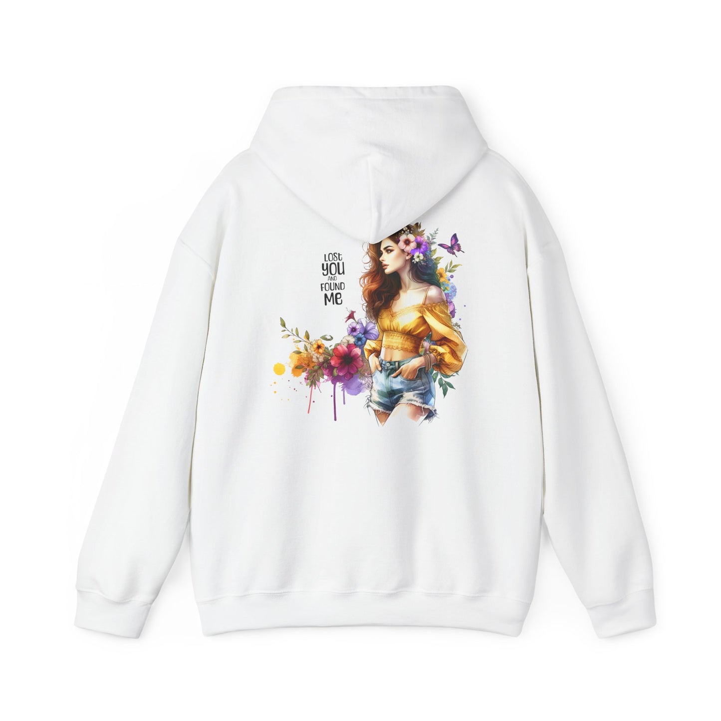 Breakup Hoodie - Unisex Hooded Sweatshirt Lost You and Found Me Design