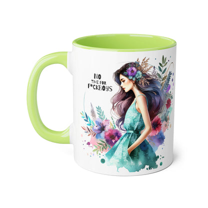 Funny Accent Mug - No Time For F*boys 11oz
