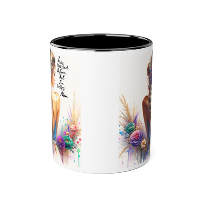 I Was Married Before But I'm Better Now Humoristic Vibrant Artistic Accent Mug, Inspirational Coffee Cup, Unique Gift for Her, Home Decor, Cozy Mug for Moments