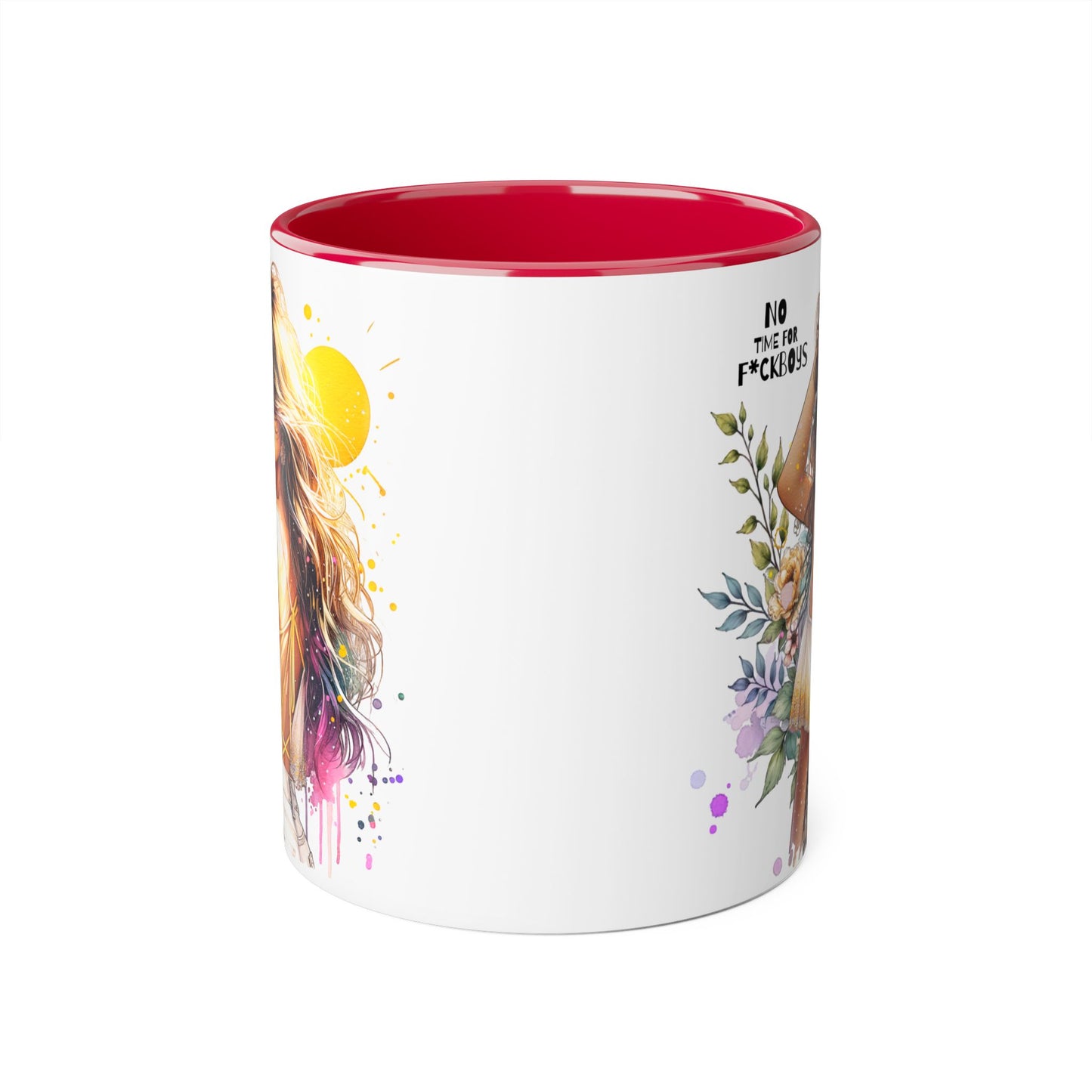 Funny Accent Mug - No Time For F*boys 11oz