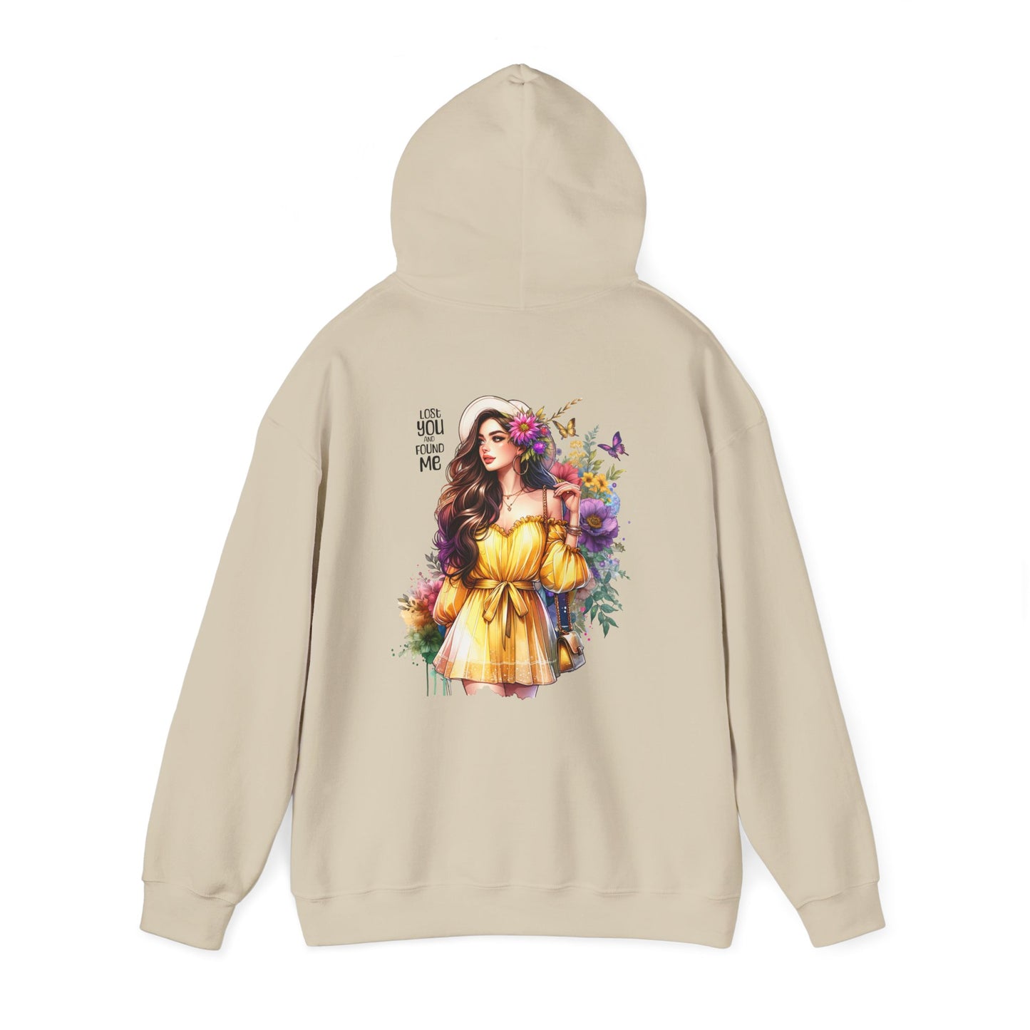 Breakup Hoodie - Unisex Hooded Sweatshirt Lost You and Found Me Design