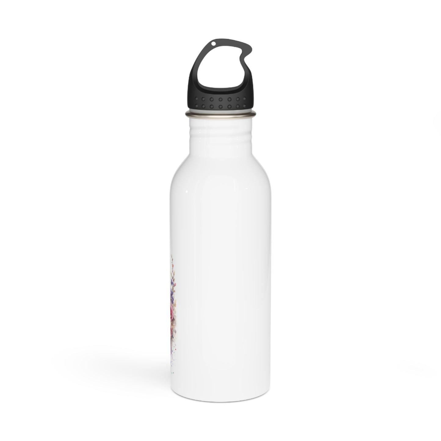 I Am My Own Happily Ever After Bridal Stainless Steel Water Bottle | Wedding Gift with Floral Design
