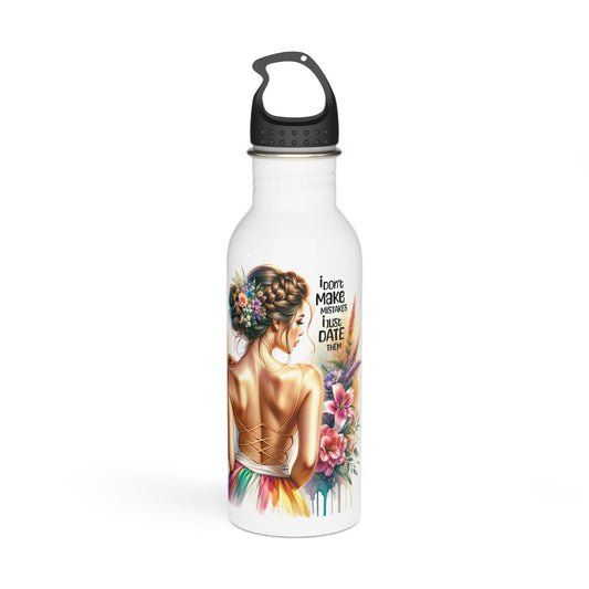 I Don't Make Mistakes, I Date Them Stylish Floral Stainless Steel Water Bottle, Cute Water Bottle, Motivational Gift, Eco-Friendly Hydration, Fitness Lover Gift, Summer [...]