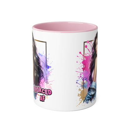 Mug - Divorced AF 11oz Accent Mug