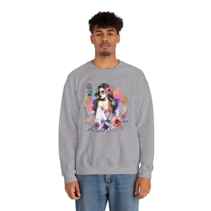 Lost You And Found Me Bohemian Floral Sweatshirt | You Are Beautiful | Cozy Unisex Crewneck for Women, Gift for Her, Casual Wear, Spring Fashion