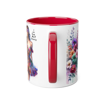 I Can Buy Myself Flowers Accent Mug, 11oz