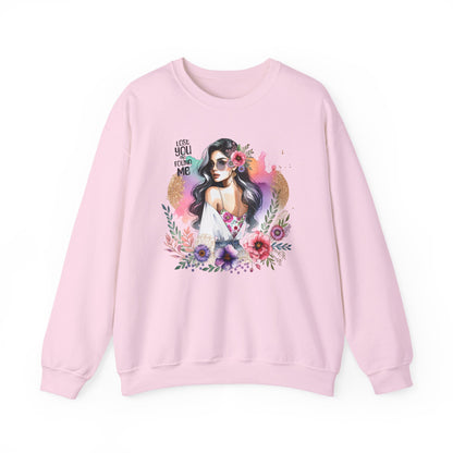 Lost You And Found Me Bohemian Floral Sweatshirt | You Are Beautiful | Cozy Unisex Crewneck for Women, Gift for Her, Casual Wear, Spring Fashion