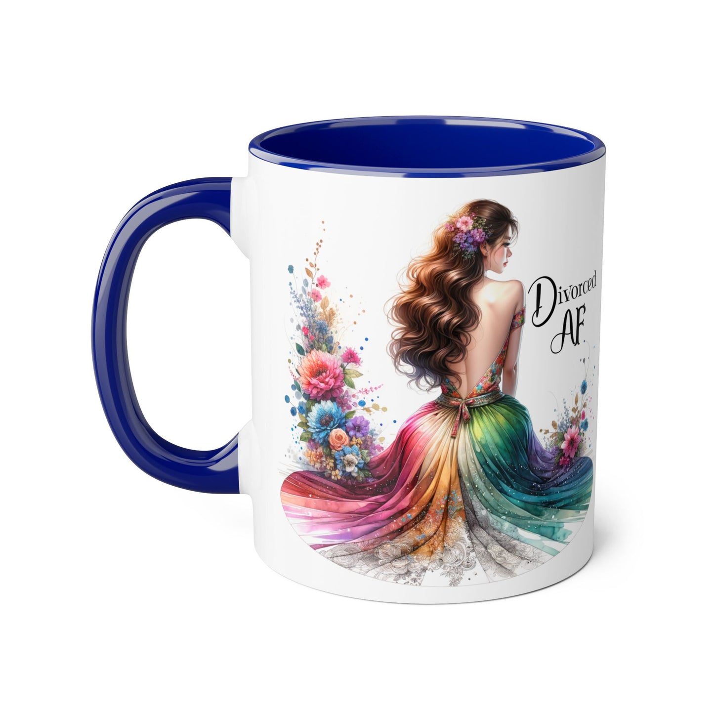 Divorce Celebration Mug, Colorful Accent Coffee Cup, Perfect Gift for Newly Divorced, Self-Care, Encouragement, Unique Coffee Lover Gift