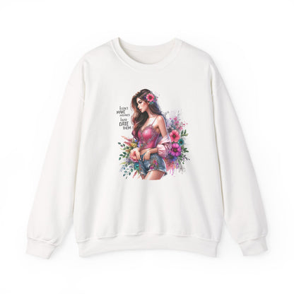 I Don`t  Make Mistakes, I Just Date Them Floral Fantasy Crewneck Sweatshirt, Boho Sweatshirt, Spring Fashion, Gift for Her, Cute Sweatshirt, Cozy Wear