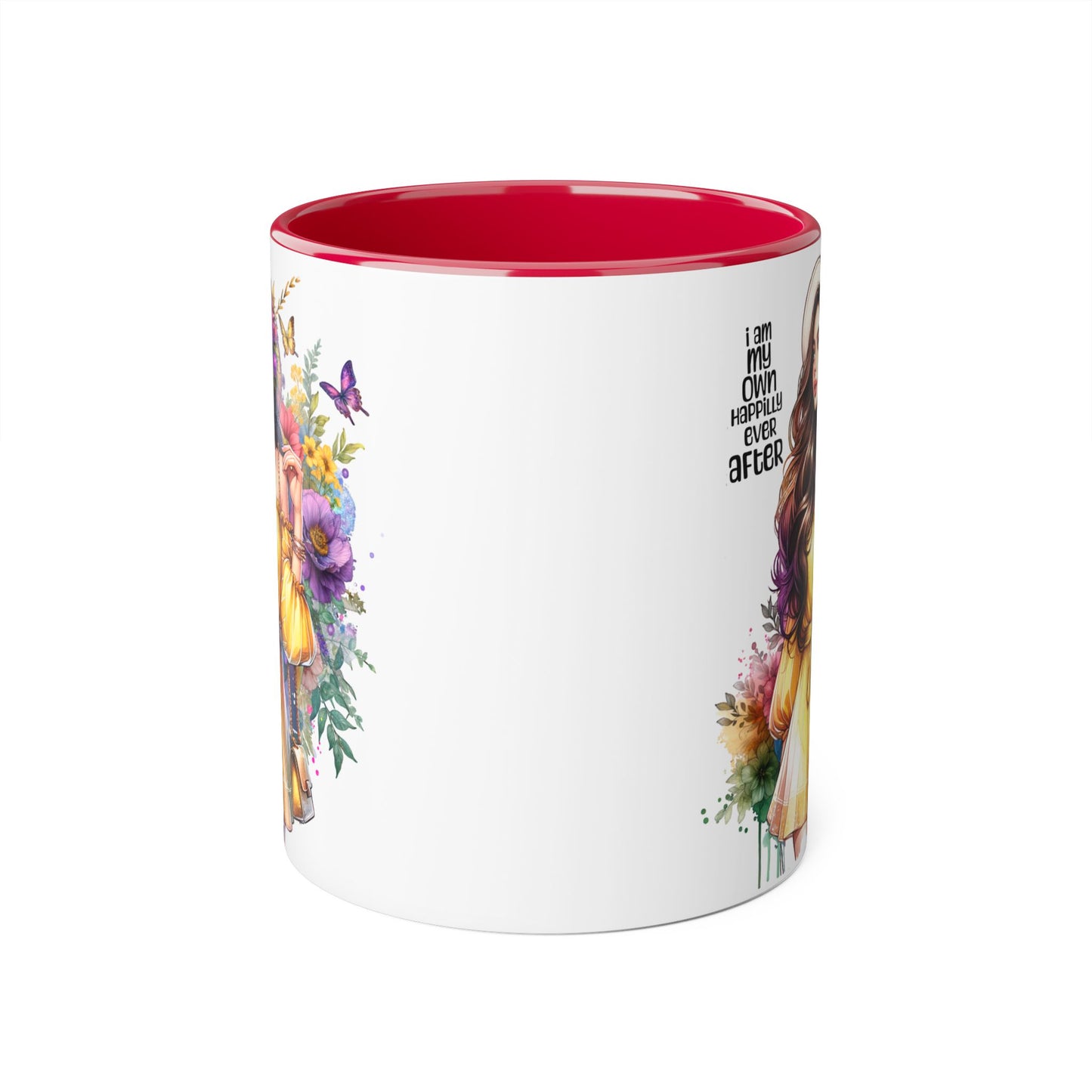 I Am My Own Happily Ever After Empowering Accent Mug: My Own Aesthetic Ever After, Unique Gift, Inspirational Coffee Cup, Artistic Drinkware, Home & Office Decor