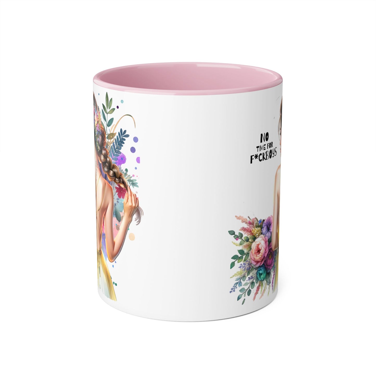 Funny Accent Mug - No Time For F*boys 11oz