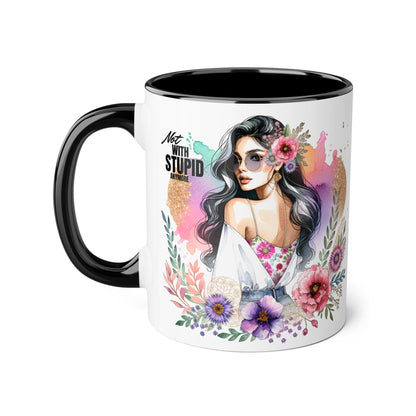 Mug - Not With Stupid Anymore Humoristic 11oz Accent Mug