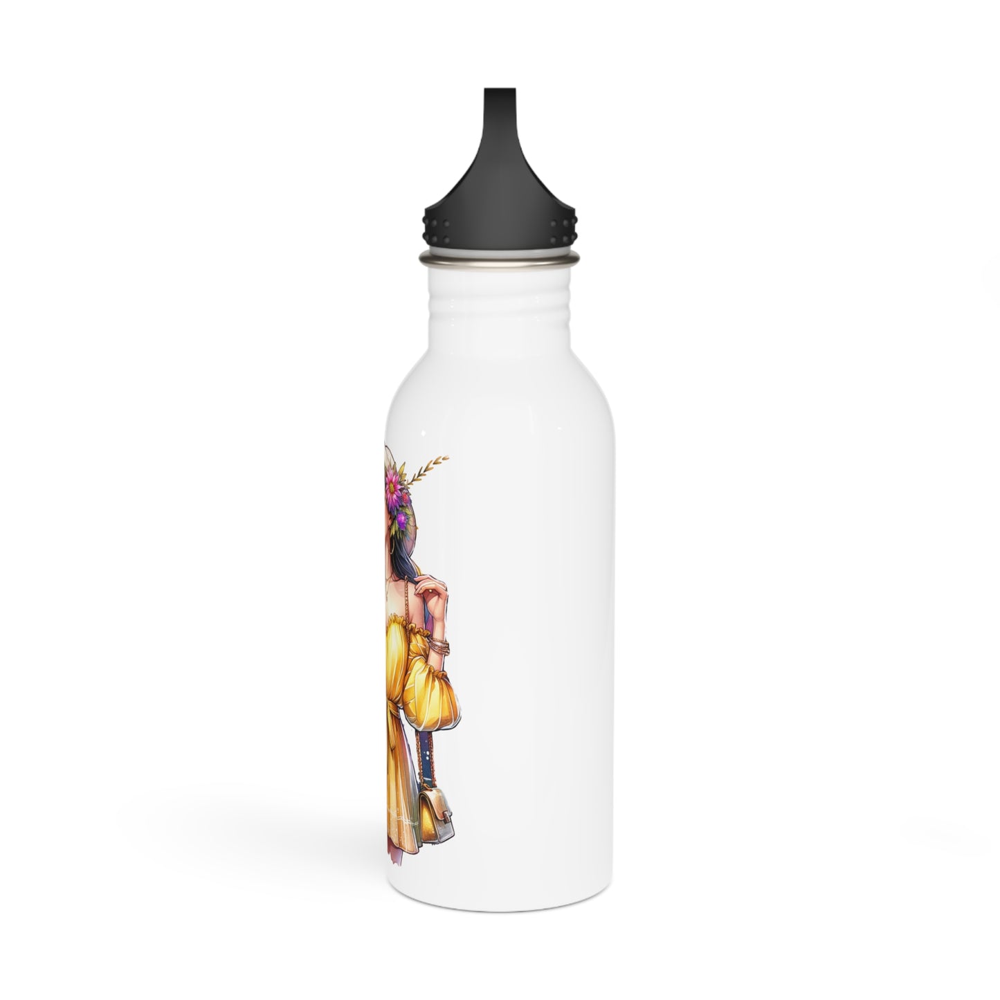 I Am My Own Happily Ever After Stylish Stainless Steel Water Bottle | Eco-Friendly & Reusable | Perfect for Gifts, Hiking, Gym, Yoga, Travel