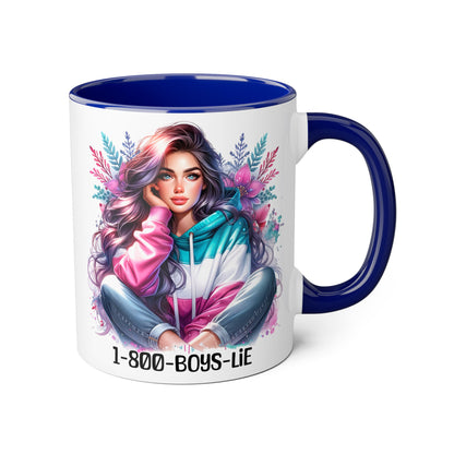 1-800-BOYS-LIE Colorful Feminine Accent Mug with Floral Design - Perfect for Stylish Coffee Lovers, Unique Gift for Birthdays, Holidays, and [...]