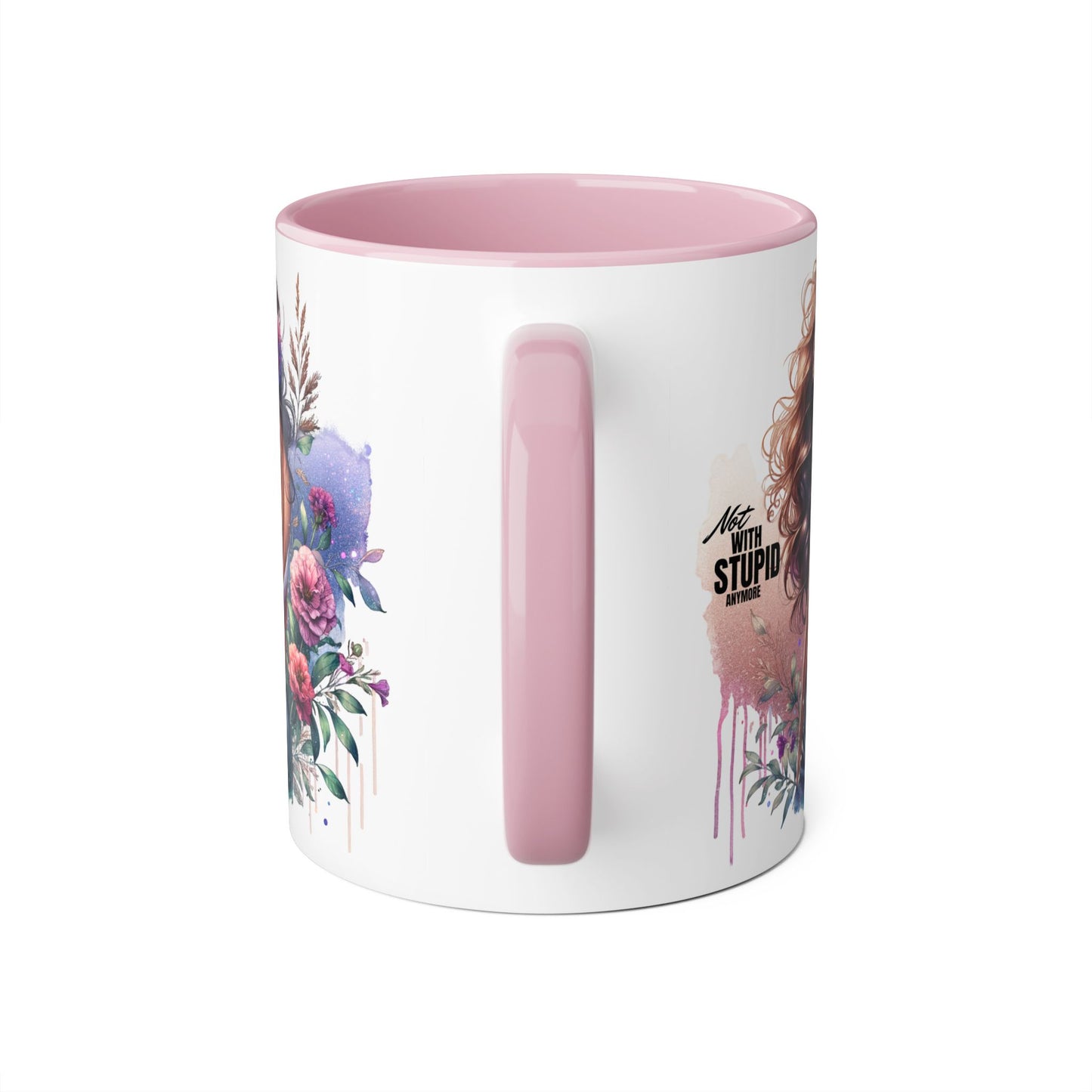 Mug - Not With Stupid Anymore Humoristic 11oz Accent Mug