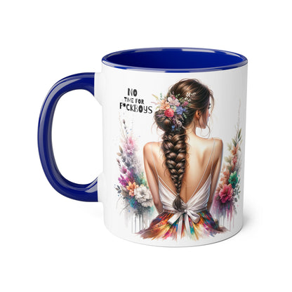 Funny Accent Mug - No Time For F*boys 11oz