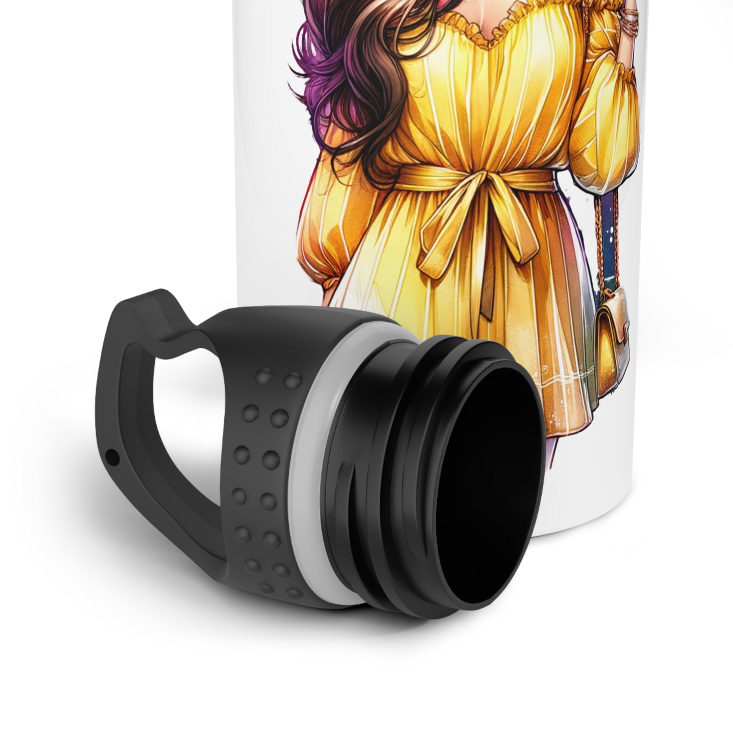 I Am My Own Happily Ever After Stylish Stainless Steel Water Bottle | Eco-Friendly & Reusable | Perfect for Gifts, Hiking, Gym, Yoga, Travel