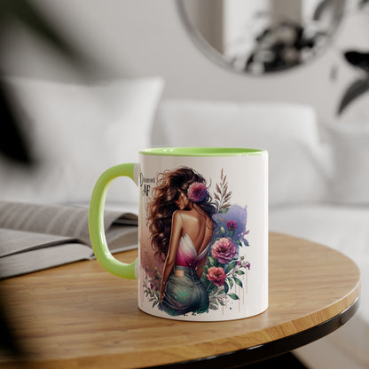 Divorced AF Accent Mug - Empowering Coffee Cup, Funny Gift for Divorcees, Humorous Drinkware, Self-Love Reminder, Unique Wedding Gift [...]