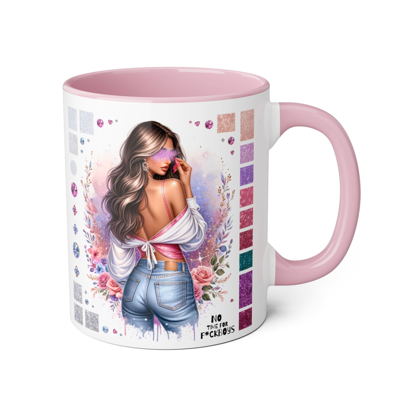 Funny Accent Mug - No Time For F*boys 11oz