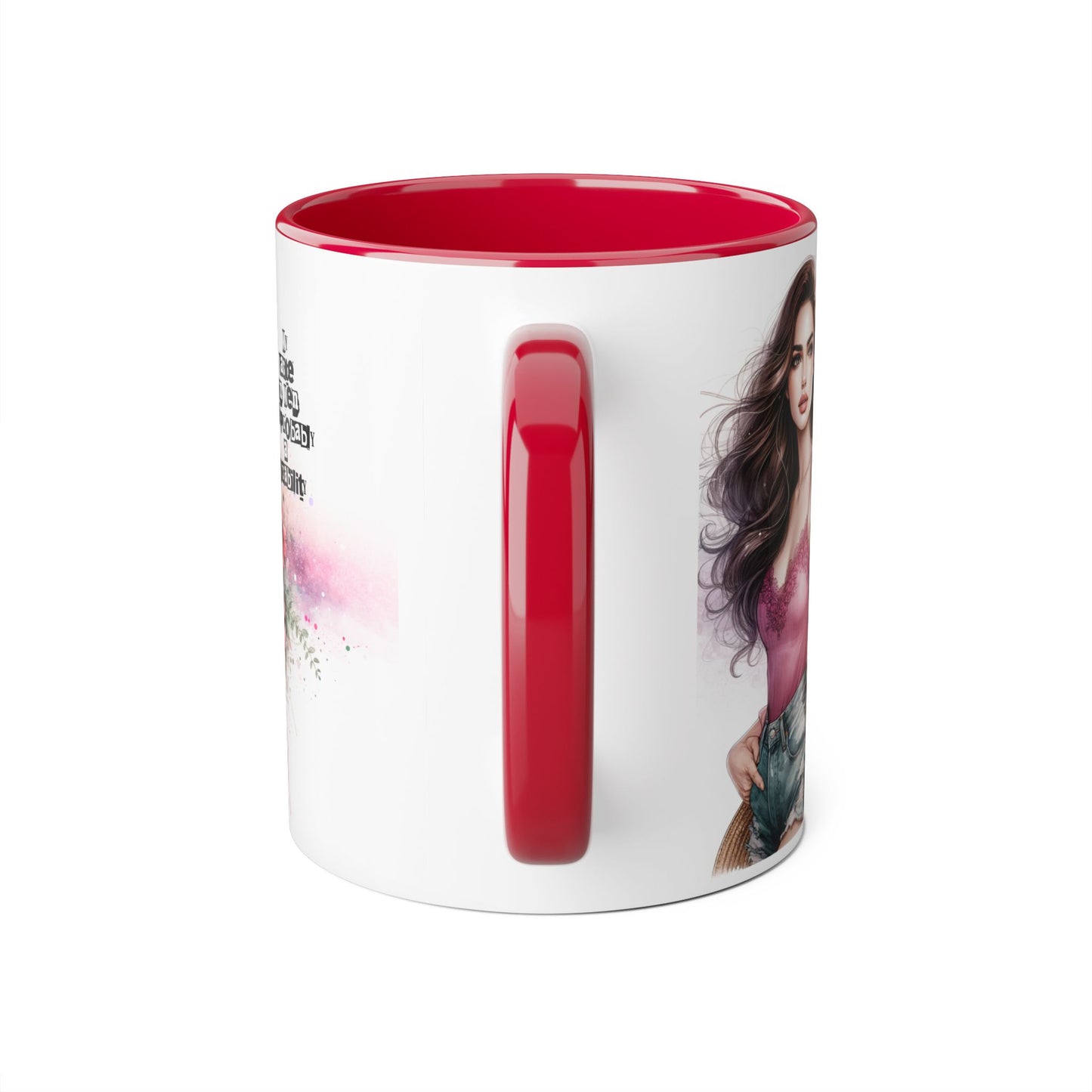 Funny Accent Mug - My Taste in Men is Probably a Disability Humor 11oz Cup