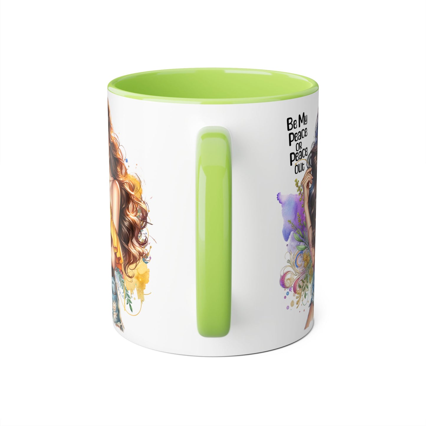 Mug - Be My Peace or Peace Out Accent 11oz