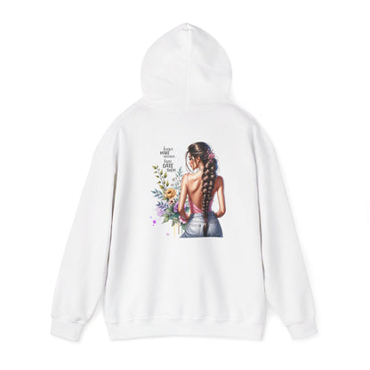 I Don`t  Make Mistakes, I Just Date Them Bohemian Floral Sweatshirt, Comfortable Everyday Hoodie for Women, Perfect Gift for Birthdays, Festivals, Casual Outings