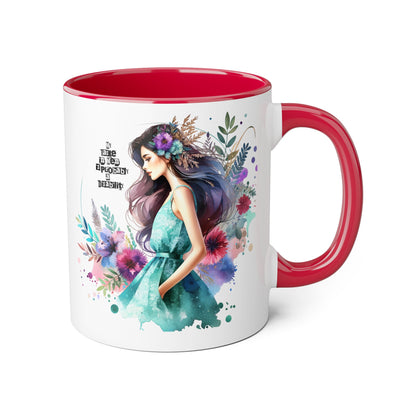 Funny Accent Mug - My Taste in Men is Probably a Disability Humor 11oz Cup