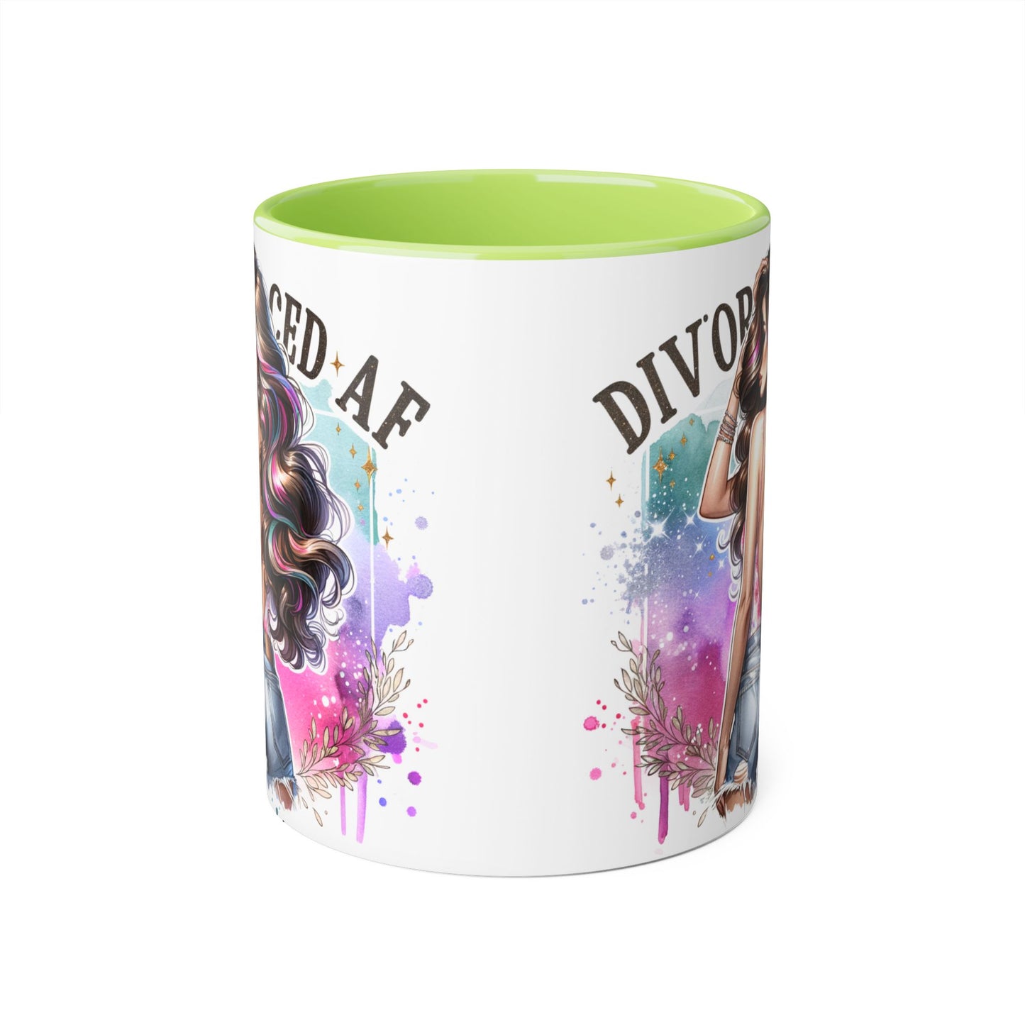 Mug - Divorced AF 11oz Accent Mug