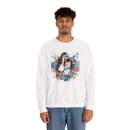 Lost You And Found Me Artistic Unisex Sweatshirt for Comfort and Style - Cozy Apparel, Gift for Her, Trendy Fashion, Relaxed Fit, Casual Wear