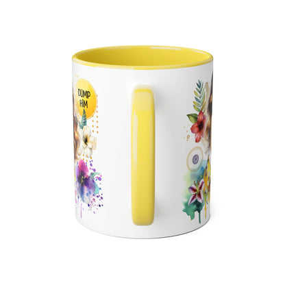 Colorful Inspirational Accent Mugs | Perfect Gift for Self-Love, Friendship, or Breakup Support