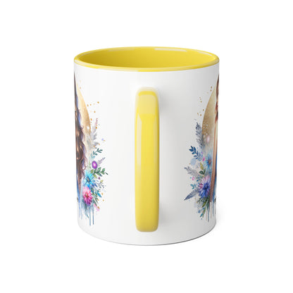 I'm Too Cute For My Ex Chic Accent Mug Designs, Coffee Cup Gift, Floral Artwork, Cute Mug, Inspirational Coffee Mug for Her, Ex Gift Idea, Stylish Drinkware