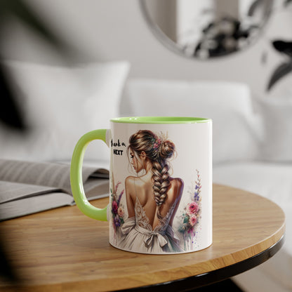 Thank U, Next Boho Floral Accent Mug
