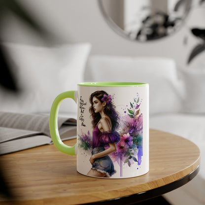 I Was Married Before But I'm Better Now Humoristic Empowered Woman Mug, Inspirational Coffee Cup, Motivational Gift for Her, Affirmation Mug, Unique Artwork Mug