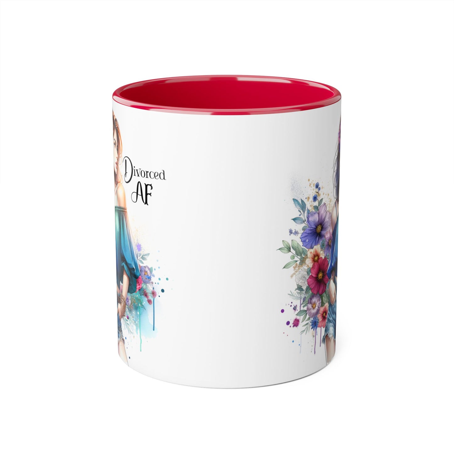 Divorced AF Accent Mug