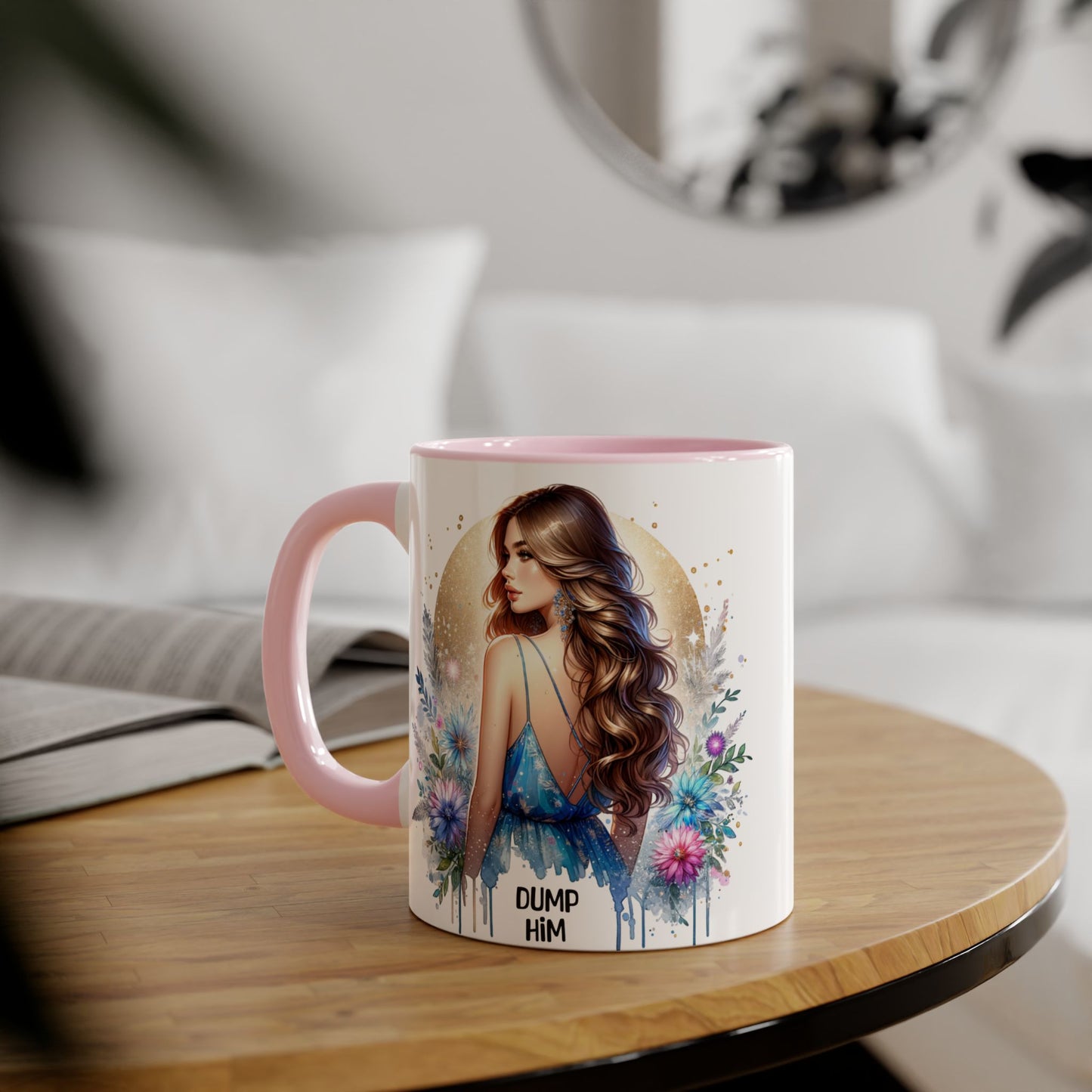 Blooming Beauty Coffee Mug, Floral Coffee Cup, Inspirational Mug Gift, Tea Lover's Accessory, Girly Mug for Friends