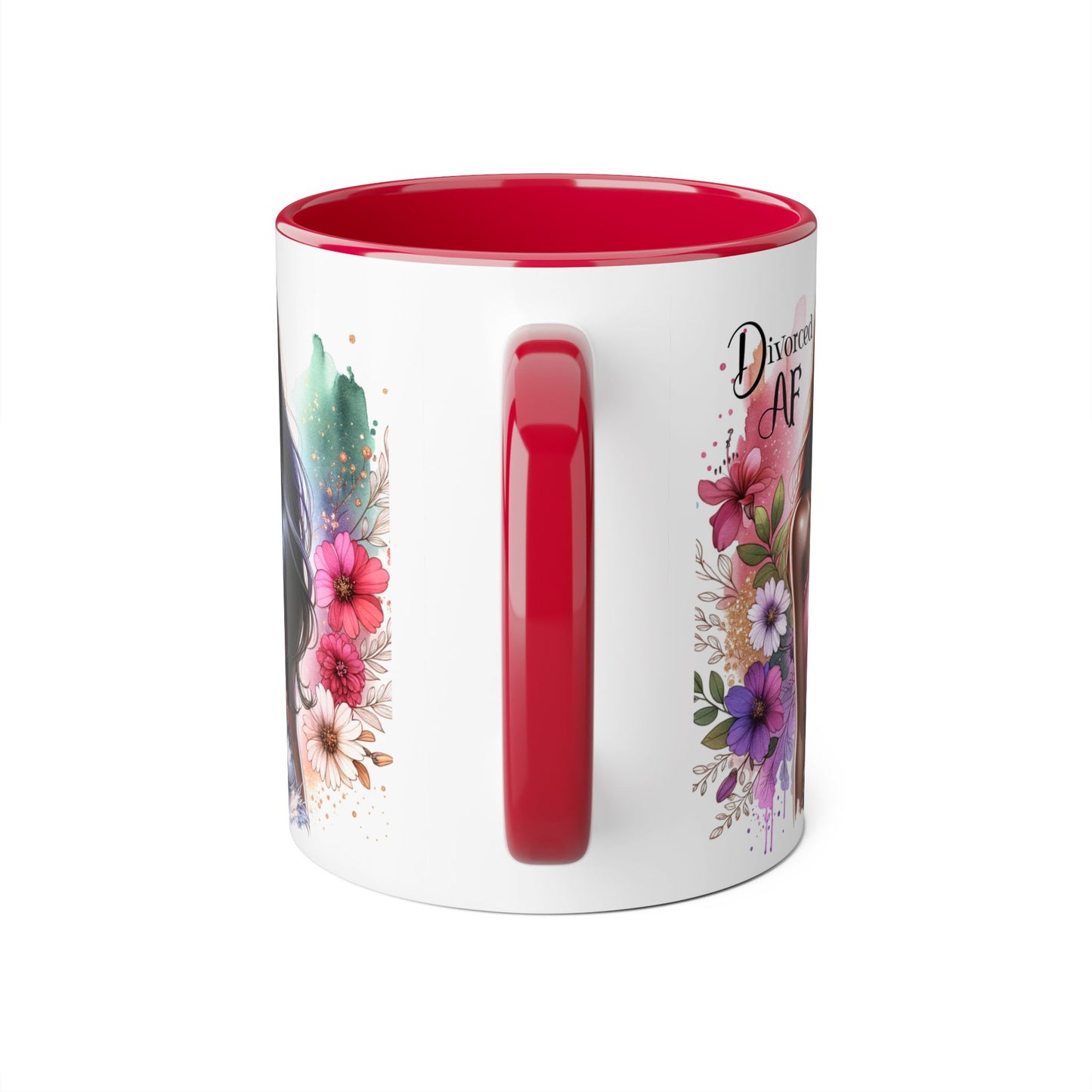 Divorced AF Accent Mug